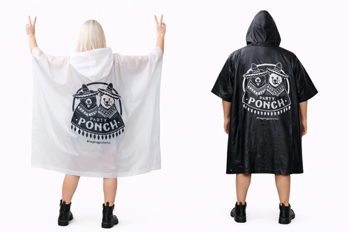 PARTY PONCH TWIN PACK BLACK + WHITE